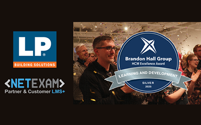LP Building Solutions and NetExam Win Brandon Hall Silver Award for Best Extended Enterprise Learning Program