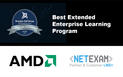 AMD and NetExam Win Brandon Hall Group™ Silver Award for Best Extended Enterprise Learning Program